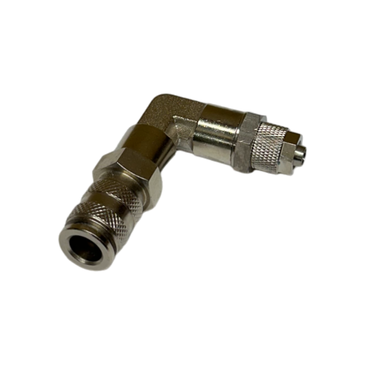 Coupleur coudé à dégagement rapide