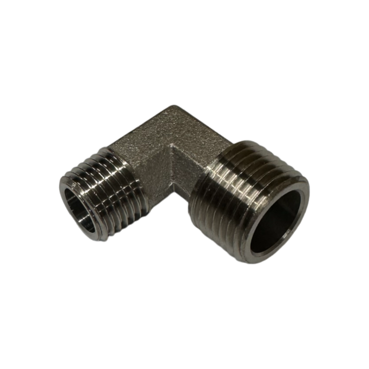 3/8 to 1/4 BSP Male/Male Elbow