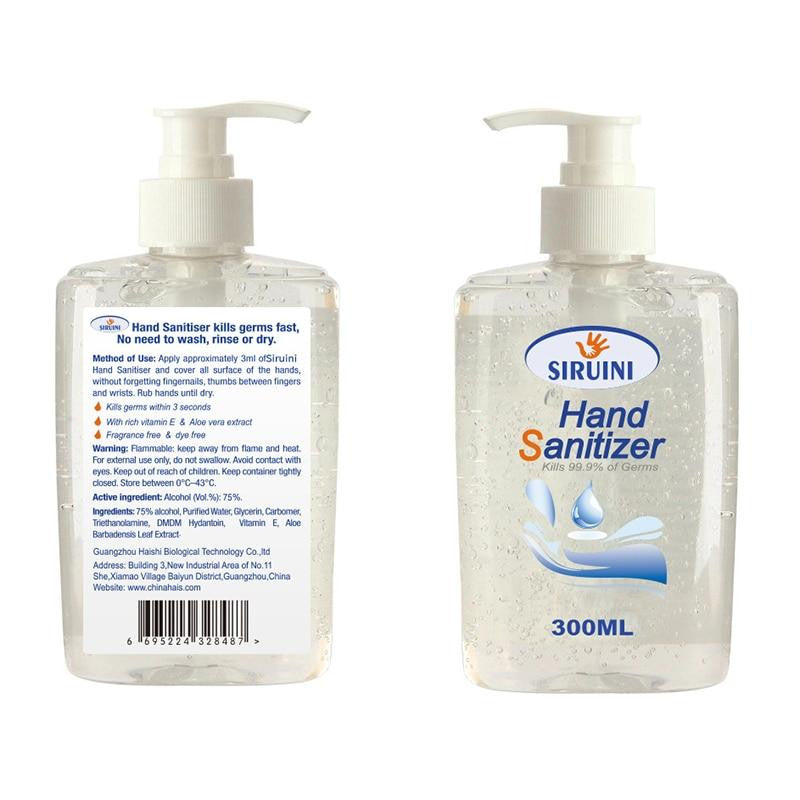 Hand Sanitiser (75% Alcohol) 300ml