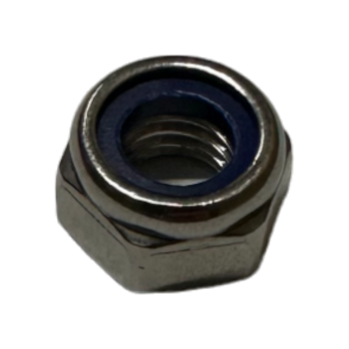 M5 hex nyloc nut S/S