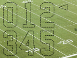 American Football Grass Stencils