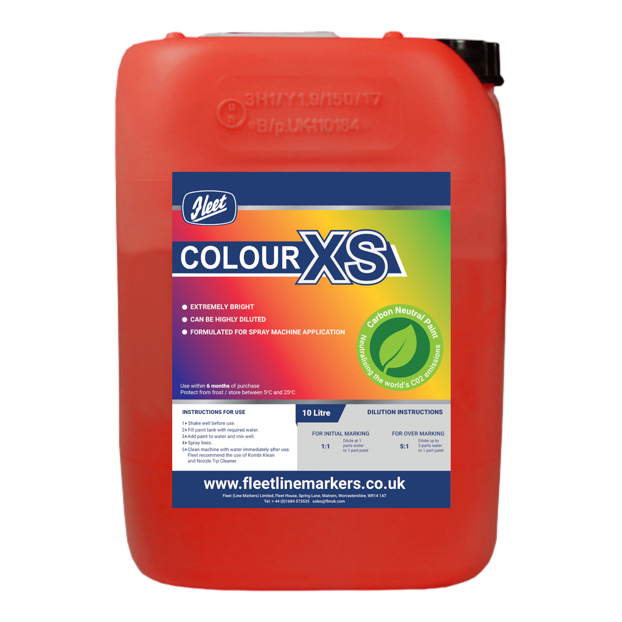 Colour XS Range 10 litres