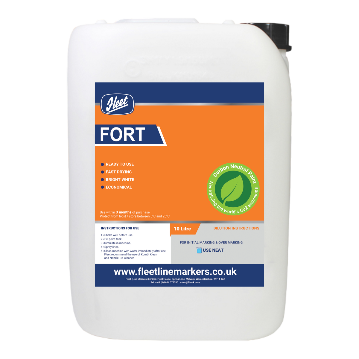 FORT 10 Litres Fleet Line Markers World Leading Manufacturer of